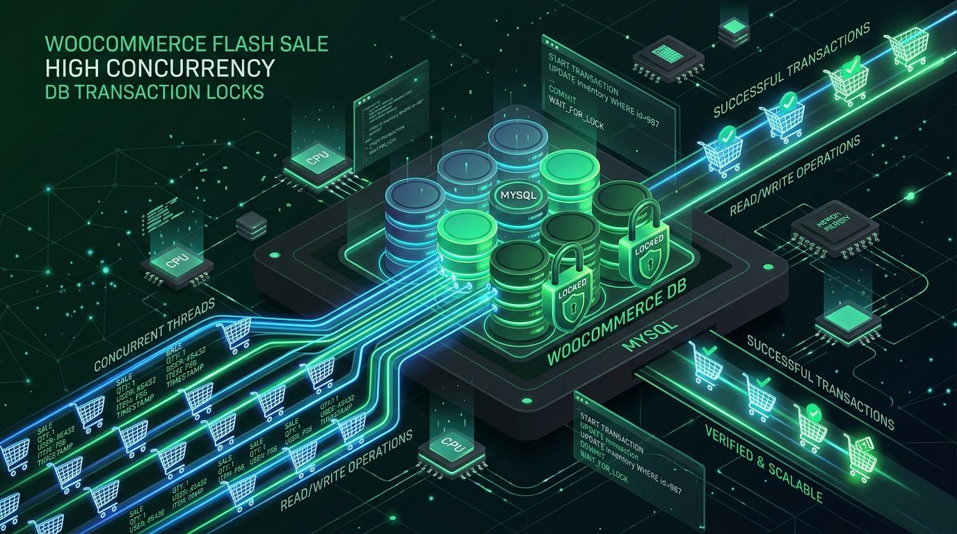 Preventing Overselling in WooCommerce Flash Sales: Database Locks vs Inventory Caches